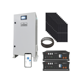 Pre-wired off-grid cabinet for tiny house
